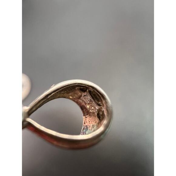 NEW Pink bi color tourmaline sterling silver pendant 2.32 grams - Picture 4 of 9